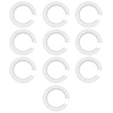 10 confezioni di convertitore anello paralume in plastica da E27 a E14, riduttore anello paralume, utilizzato per installare il paralume ...