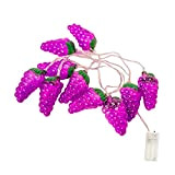 10 luci LED a forma di uva da frutta, 1,5 m, luci per interni ed esterni, per matrimoni, casa, compleanno, ...