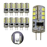 10 pezzi Lampadina 3W AC 220V G4 a LED Lampadina a luce Bianco freddo 6000K 20W-30W alogena equivalente Non dimmerabile