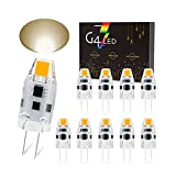 10pezzi G4 LED lampadine, 2W lampadine LED sostituisce 20W lampadine alogene, 180LM, AC/DC 12-24V, Dimmable, lampadine G4 LED Base Perno ...