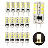15 pezzi Lampadina 3W AC 220V G4 a LED Lampadina a luce Bianco caldo 3000K 20W-30W alogena equivalente Non dimmerabile