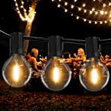 [2 pezzi] Catena Luminosa Esterno LED, Litogo 19m 50+4 G40 LED Lampadine da Esterno Impermeabile & Infrangibile Filo Luci da ...