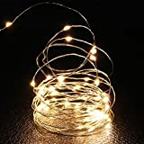 2 pezzi Catena Luminose Luci, 50 LED lungo 5m / 16.4ft decorative stringa Luci, funziona a batteria, per il partito, ...