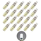 20 pezzi G4 1,5W LED lampadina luce 24 SMD3014 lampada 15W lampadina alogena di ricambio, 110lm Bianco freddo 6000K DC ...
