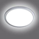 20W LED Plafoniere da Soffitto, Paideste 890LM Rotondo Plafoniera LED, Ultra Magro LED Lampada Bianco Freddo 6500K Impermeabile IP54 Plafoniera, ...