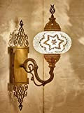 (25 colori) DEMMEX 2020 Turco Marocchino Stile Tiffany Mosaico Applique Lampada da Parete Luce (10)