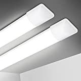 2er Oeegoo Luce a stecca LED, 30W 3300LM LED Tube Lights, 120CM led Lampade, LED Plafoniere per Showroom Ufficio Officina, ...