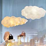 3D Creativo Nuvole di Cotone Lampada a Sospensione Nuvola Plafoniera Lampada da Soffitto Atmosfera Decorativa Nuvole Lampadario per Camera da ...