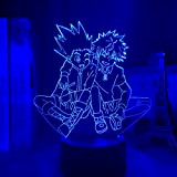 3D Illusion Night Light Desk Lamp Hunter X Anime Illusione Lampada Da Tavolo Casa Camera Da Letto Decorazione Led 7 ...