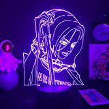3D Lampada Illusione Mood Led Luce notturna Anime Nana per bambini Decorazione camera da letto Manga Room Decor-Nana 1_No Remote