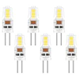 6 Pezzi G4 LED Lampadina 2W 12V, Equivalenti a 20W Lampada Alogena, Bianco Freddo 6000K, 200LM, Non Dimmerabile, Nessun Sfarfallio, ...