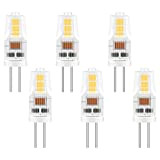 6 Pezzi Lampadina LED G4 2W AC/DC 12V, Equivalenti a 20W Lampada Alogena, Bianco Naturale 4000K, 200LM, Non Dimmerabile, Risparmio ...