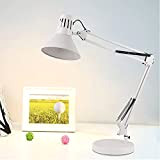 60W Lampada da Scrivania LED E27 Vintage ANMECS lampada da tavolo con braccio snodato in metallo Lampada Pieghevole USB per ...