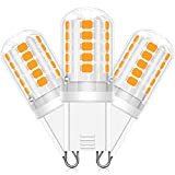 A.bigwhale Lampada LED G9 3W Sostituisce la lampadina alogena 30W, AC 230V 360LM Lampadina LED G9 Bianco Caldo 2700k, Senza ...
