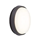 AEG - Lampada da parete in alluminio, 9 W, colore: Antracite/Bianco