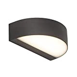AEG MONIDO - Lampada da parete a LED, effetto loto, 20,7 cm, colore: Antracite/Bianco