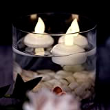 AGPtek 12 LED Candele galleggianti impermeabile Party floreale decorazione di nozze senza fiamma candela bianco caldo