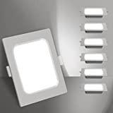 Aigostar Downlight Da Incasso a LED, 9W Equivalente a 100W, 6500K Cool White Light, Bianco, Faretti LED, LED Porthole, Ф110-120mm, ...