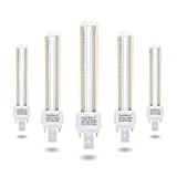 Aigostar Lampadina PLC LED G24 15W, Bianco Caldo 3000K, 1620lm, Angolo a Fascio 360°, Non Dimmerabile, Confezione da 5