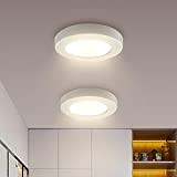 Aigostar Plafoniera LED, 6W Equivalente a 72W, IP20 420LM, Lampada da Soffitto per Bagno Cucina Corridoio e Balcone, Plafoniera dritta ...