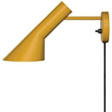 AJ Wall Lamp, Louis Poulsen, Lampada da Parete Progettata da Arne Jacobsen (Giallo Ocra)