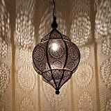 albena shop 71-5310 Abha indiano lampada soffitto stile orientale ø 27 x 45 cm metallo/nero