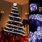 Albero di Natale con luci a LED,4m 40 LED,Le lucine dell'albero di Natale,lucine led decorative a batteria,luci batteria decorative,Luminosa Lucine ...