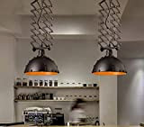 Alta qualità- Creativo soffitto retrattile epoca battuto rivetti di ferro ristorante camera da letto Cafe soffitto -Efficiency:A+++