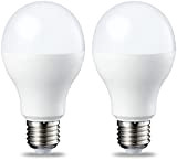 Amazon Basics - Confezione da 2 lampadine a LED, con attacco Edison E27, piccole, da 13 W (equivalenti a 100 ...