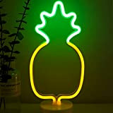 Ananas Bianco Caldo Insegne luminose al Neon a LED Luce Notturna Art Base Decorativa per Supporto Lampada da Tavolo per ...