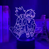 Anime 3D Lampada Acrilica Hunter X Hunter Killua e Gon per Camera Decorazione Luce Notturna Regalo Compleanno Led Luce Notturna ...