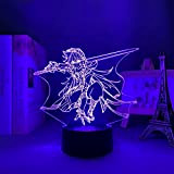 Anime Genshin Impact Razor lampada 3D Night Light Decor Lampade per Kid Camera Da Letto Decor Illuminazione Compleanno Regalo di ...