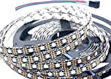 APA102 60 LED pixel indirizzabili RGB LED striscia magica colore DC5V IP65 (nero PCB)