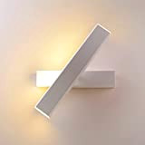 Applique da Parete Interno Moderno Lampada da Parete a LED 12W Bianco Calda Lampada a Muro per Decorazione in Ferro ...