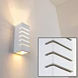 Applique moderna da parete Design Geometrico- Luce diffusa sopra e sotto ideale applique camera da letto- Lampada da parete interni ...
