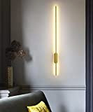Applique Moderne a Striscia Lunga, Applique a LED minimaliste da 60/80 cm, Applique a LED Nere a 3 Colori, Applique ...
