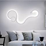 Applique Serpente Snake Applique lampada da parete a led illuminazione per interno moderno in alluminio luce 20w per Muro 840x340 ...