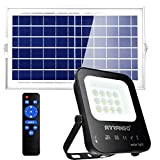 ARRANCIO Faretti Solari a LED da Esterno con Telecomando, Fari a LED con Pannello Solare 150W, Kit Lampade Proiettore Fotovoltaico ...