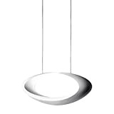 Artemide Cabildo Lampada a Sospensione, LED, 44 watts, 2700°K, Bianco, alluminio