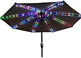 AWJ Palo per ombrellone, ombrellone da Giardino, ombrellone con luci a Stringa, luci da Campeggio per Tenda Impermeabile Ip67, luci ...