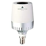AwoX StriimLIGHT Mini Color SLMC-B3 Lampadina LED con Speaker 3W Bluetooth Integrato, Bianco/Nero/Argento