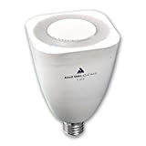 AwoX StriimLIGHT SL-W10 Lampadina LED con Altoparlante Wi-Fi 10W Integrato, Bianco/Grigio