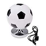 Baoblaze Creativo Footable Pallone da Calcio Scrivania Lampada da Tavolo Camera da Letto Decor 220 V EU Plug