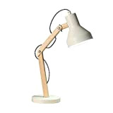 BEAUUP Table Lamp -Wooden Swing Arm Desk Lamp,Designer Table Lamp, Reading Lights, Study Lamp, Work Lamp, Office Lamp, Bedside Nightstand ...
