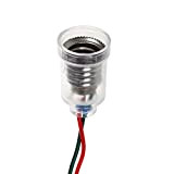 Berrywho 10 Pezzi E10 Lamps Base Screw-Mount Bulb Holders E10 Lampada Socket con 20cm Filo di Zoccolo per la casa ...
