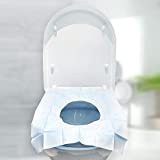Bkebge Cuscino Seduta Carta igienica Spessa Smaltibile Travel Seat Waterproof Toilet Home Decor (White)