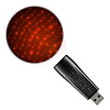 BlissLights Starport USB Star Light for Game Rooms, Home Theatre Backlight, and Night Light Ambiance (Red)