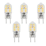 Bonlux Lampadina a LED G6.35, 3 W, AC/DC, 12 V, luce bianca calda, 3000 K, Bi pin JC, tipo GY6.35, ...