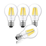 Bonlux Lampadine LED E27 A60 Lampadina di Filamenti a LED, AC/DC 12V-24V LED E27 Edison ES Vintage Lampade, 6W Equivalenti ...