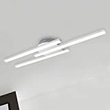 Briloner Leuchten - Plafoniera a LED, lampada da soffitto a 3 lampadine, 6 Watt, 480 lumen, 3000 Kelvin, color alluminio, ...